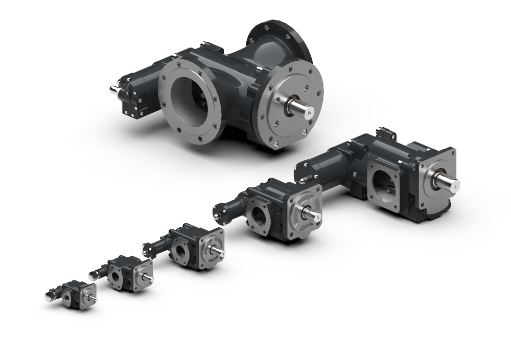 Gear pumps of series R25 to R105