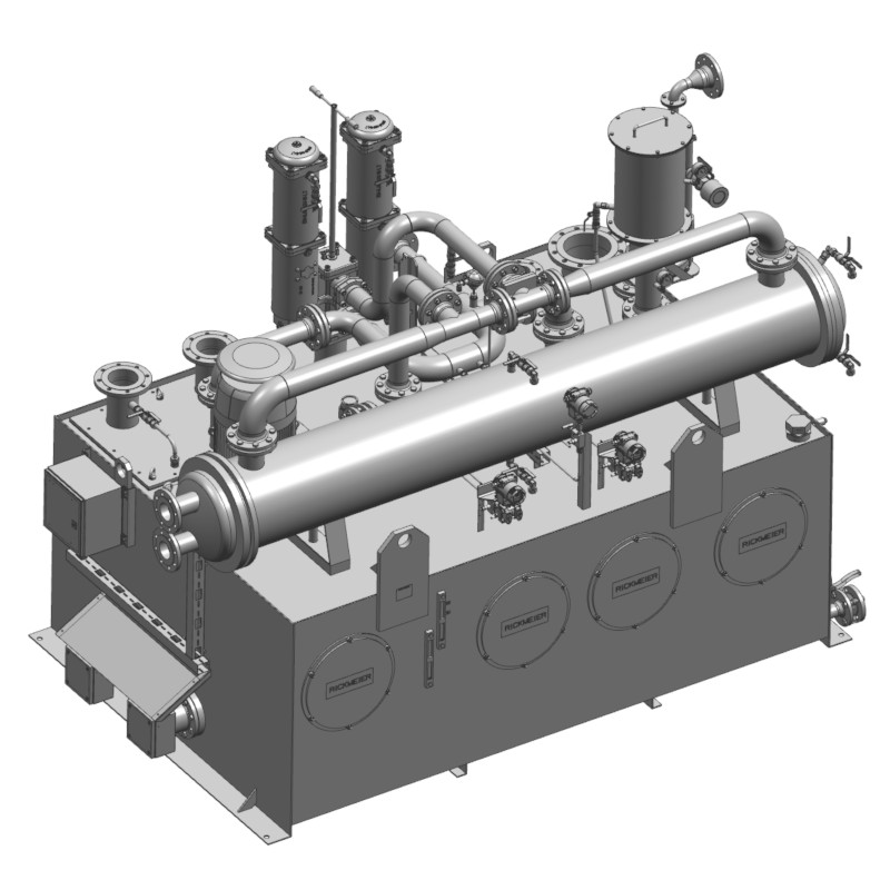 Oil supply system for a compressor